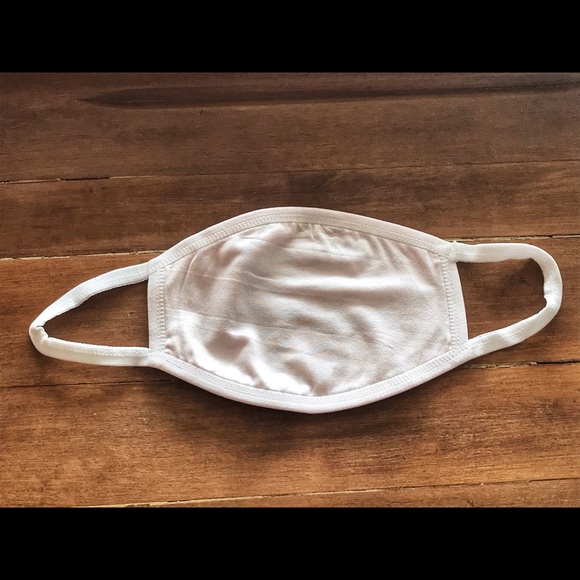Two Cotton Blend Face Masks in Reusable Muslin Bag - Picture 7 of 8